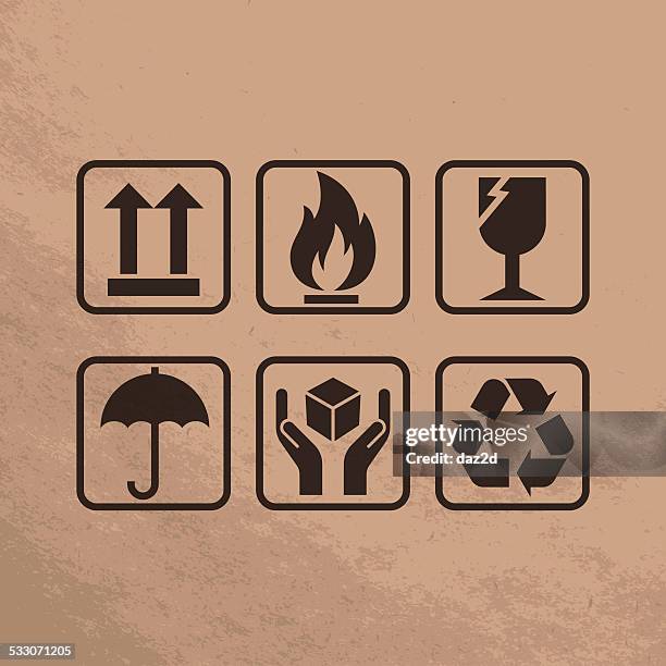 Que Significa Fragile Fragile Handle With Care Label Photos and Premium High Res Pictures ...