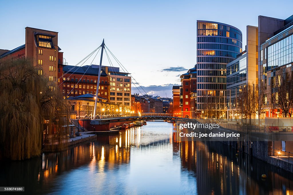 Valentine Bridge from Meads Reach Bridge, Bristol, Somerset, England
