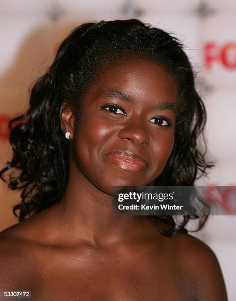 Actress Camille Winbush arrives at Fox All-Star Television Critics Association party at Santa Monica Pier on July 29, 2005 in Santa Monica,...