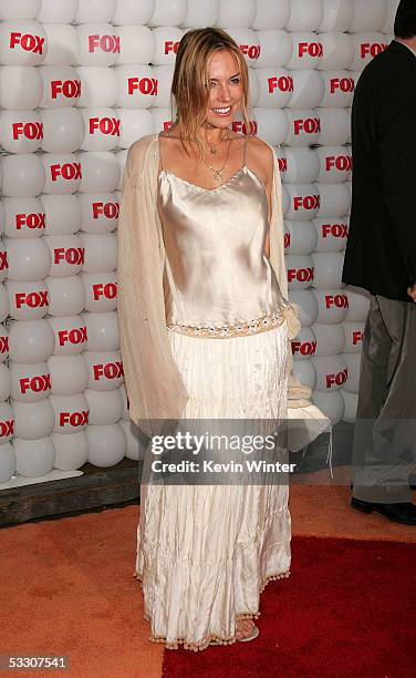 Actress Krista Allen arrives at Fox All-Star Television Critics Association party at Santa Monica Pier on July 29, 2005 in Santa Monica, California.