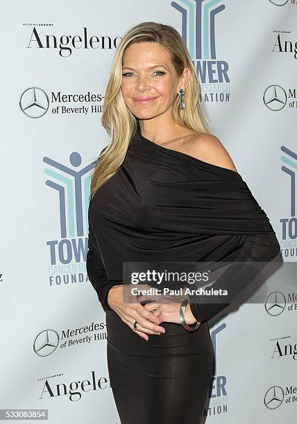 Actress Christina Simpkins attends the Tower Cancer Research Foundation's Tower Of Hope Gala at The Beverly Hilton Hotel on May 19, 2016 in Beverly...