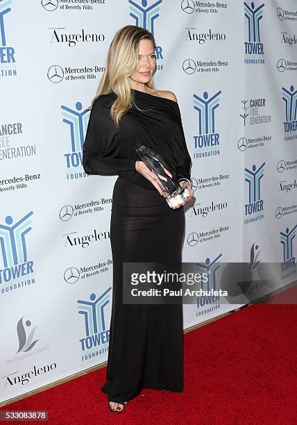Actress Christina Simpkins attends the Tower Cancer Research Foundation's Tower Of Hope Gala at The Beverly Hilton Hotel on May 19, 2016 in Beverly...