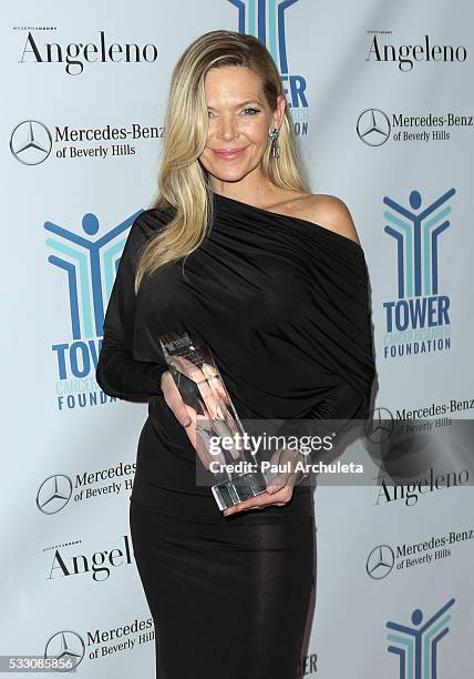 Actress Christina Simpkins attends the Tower Cancer Research Foundation's Tower Of Hope Gala at The Beverly Hilton Hotel on May 19, 2016 in Beverly...