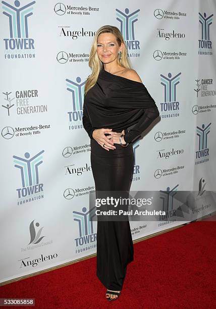 Actress Christina Simpkins attends the Tower Cancer Research Foundation's Tower Of Hope Gala at The Beverly Hilton Hotel on May 19, 2016 in Beverly...