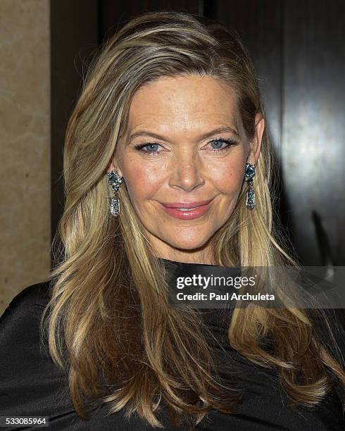 Actress Christina Simpkins attends the Tower Cancer Research Foundation's Tower Of Hope Gala at The Beverly Hilton Hotel on May 19, 2016 in Beverly...