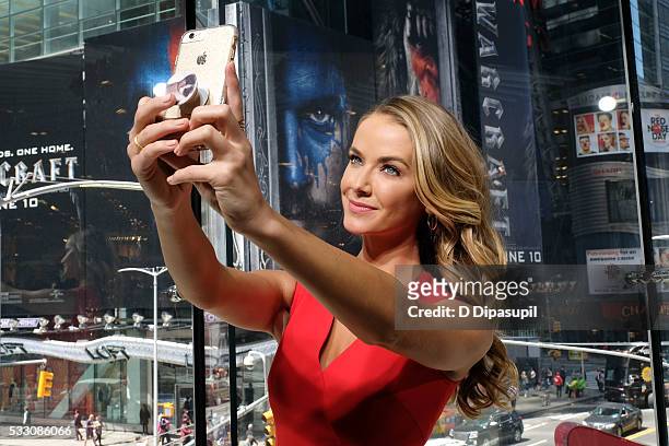 Miss USA Olivia Jordan visits "Extra" at their New York studios at H&M in Times Square on May 20, 2016 in New York City.
