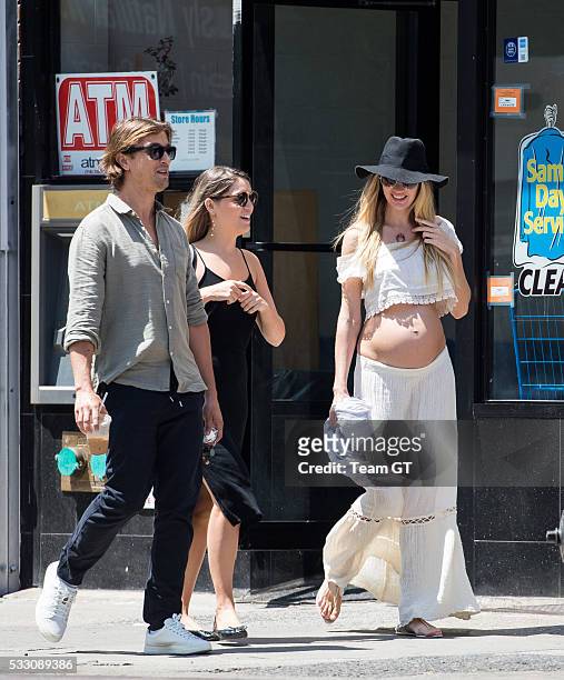 Candice Swanepoel and Hermann Nicoli seen on May 20, 2016 in New York City.