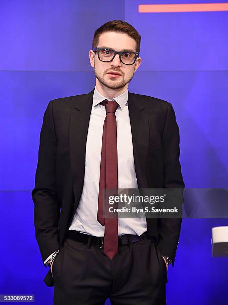 Alexander Soros attends the NASDAQ Opening Bell at NASDAQ on May 20, 2016 in New York City.