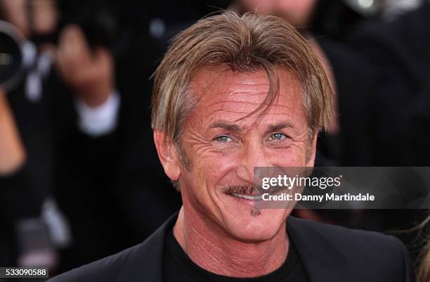 Director Sean Penn attends a screening of "The Last Face" at the annual 69th Cannes Film Festival at Palais des Festivals on May 20, 2016 in Cannes,...