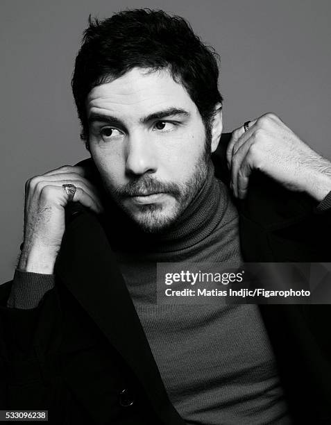 Actor Tahar Rahim is photographed for Madame Figaro on January 17, 2016 in Paris, France. Trench coat . PUBLISHED IMAGE. CREDIT MUST READ: Matias...