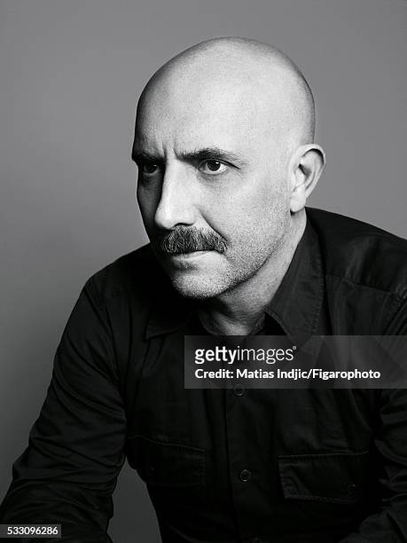 Director Gaspar Noe is photographed for Madame Figaro on January 18, 2016 in Paris, France. CREDIT MUST READ: Matias Indjic/Figarophoto/Contour by...