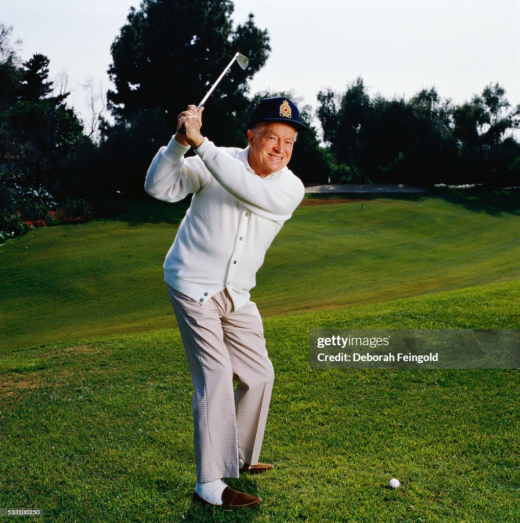 Bob Hope Playing Golf