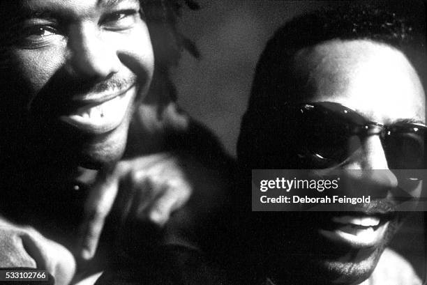 Deborah Feingold/Corbis via Getty Images) Nile Rodgers and Bernard Edwards of Chic