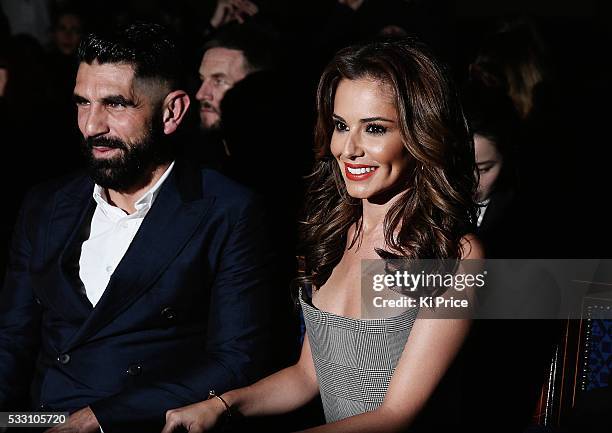 Cheryl Cole front row at Gareth Pugh on Day 2 of London Fashion Week AW16 in London on February 20th 2016.