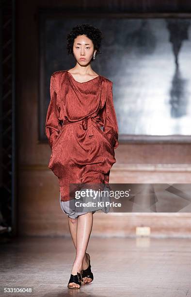 Vivienne Westwood AW16 catwalk on day 3 of London Fashion week on 21st February 2016.