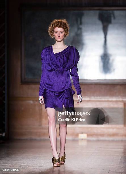 Vivienne Westwood AW16 catwalk on day 3 of London Fashion week on 21st February 2016.