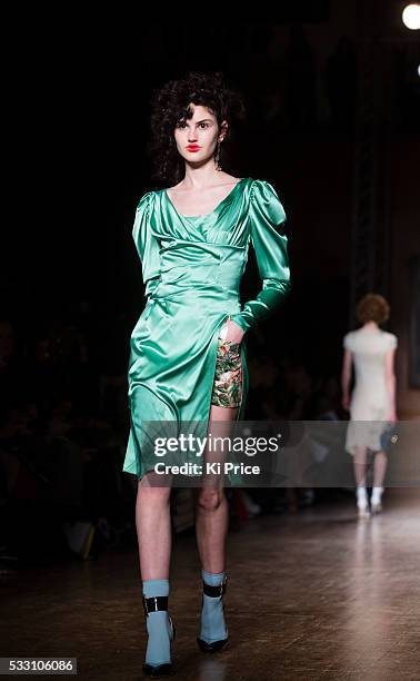 Vivienne Westwood AW16 catwalk on day 3 of London Fashion week on 21st February 2016.