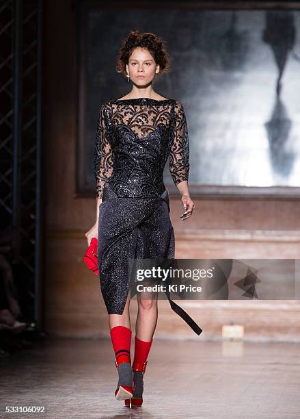 Vivienne Westwood AW16 catwalk on day 3 of London Fashion week on 21st February 2016.