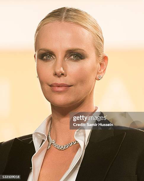 Charlize Theron attends the screening of "The Last Face" at the annual 69th Cannes Film Festival at Palais des Festivals on May 20, 2016 in Cannes,...