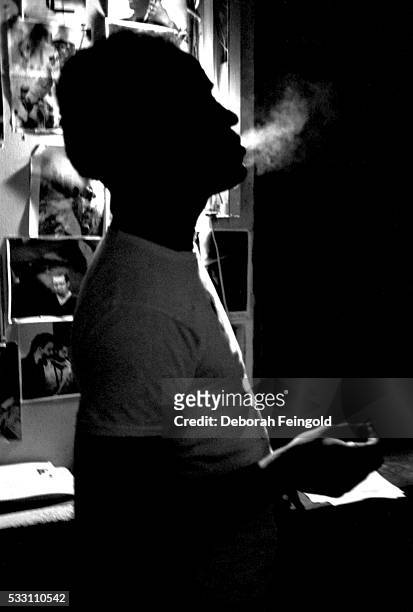 Deborah Feingold/Corbis via Getty Images) Jazz Musician Rashied Ali Smoking