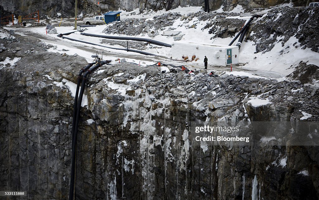 Operations Inside The Rio Tinto Diavik Diamond Mine As Foxfire Hits Auction Block
