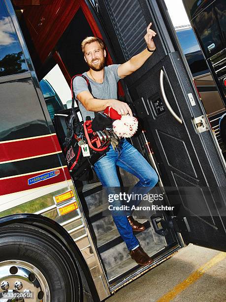 Charles Kelley of Lady Antebellum is photographed for Golf Digest in August 2015 at the Xfinity Theater in Hartford, Connecticut. PUBLISHED IMAGE.