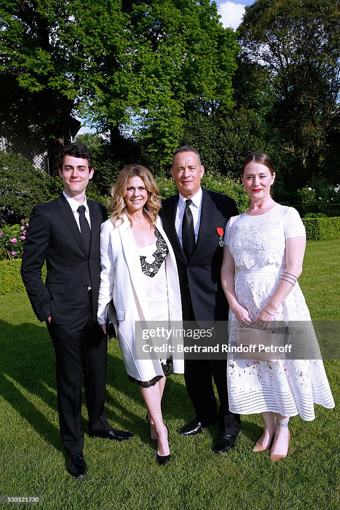 Tom Hanks, Tom Brokaw & Nick Mueller Receive La Legion D'Honneur Medal at Palais de la Legion D'Honneur in Paris