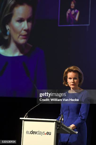 - La Reine Mathilde participe aux Journées européennes du développement sur le thème "Notre monde, notre dignité, notre avenir". Les Journées...