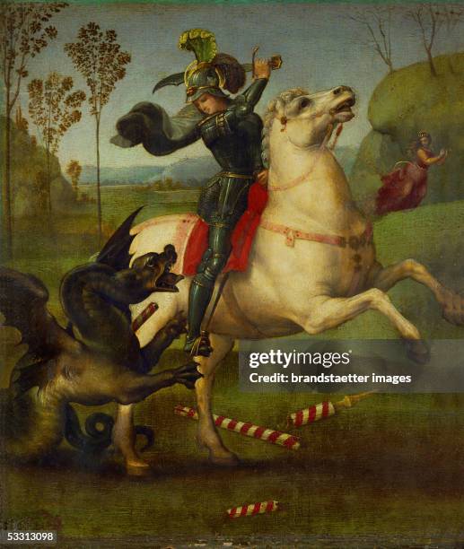 St. George Raphael Raphael Saint George And The Dragon Photos and Premium High Res ...