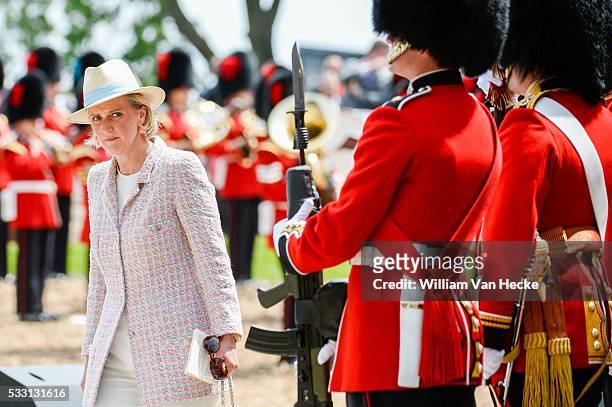 - Bicentenaire de la bataille de Waterloo: la Princesse Astrid assiste à l'inauguration de la Ferme d'Hougoumont en présence du Prince de Galles et...