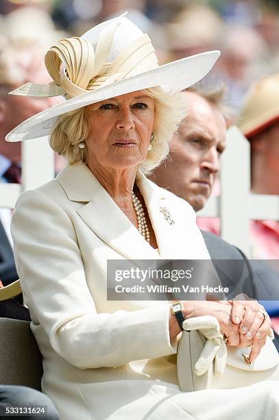 - Bicentenaire de la bataille de Waterloo: la Princesse Astrid assiste à l'inauguration de la Ferme d'Hougoumont en présence du Prince de Galles et...