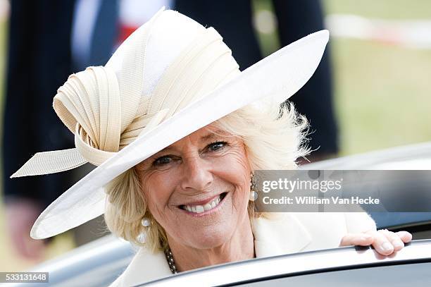 - Bicentenaire de la bataille de Waterloo: la Princesse Astrid assiste à l'inauguration de la Ferme d'Hougoumont en présence du Prince de Galles et...