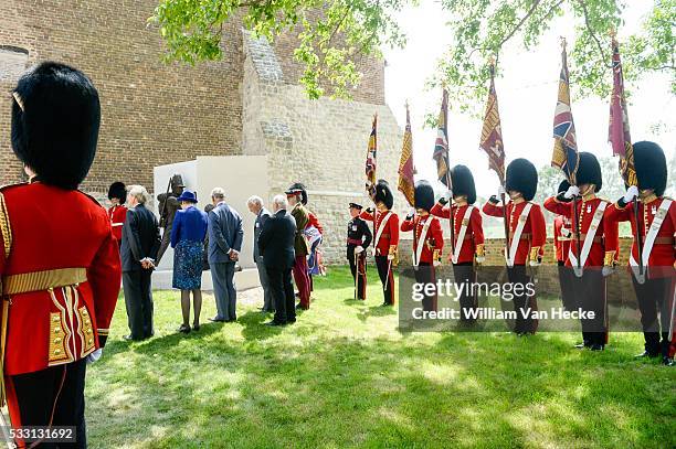 - Bicentenaire de la bataille de Waterloo: la Princesse Astrid assiste à l'inauguration de la Ferme d'Hougoumont en présence du Prince de Galles et...