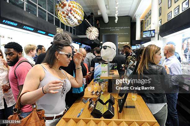 Atmosphere at the launch of The Ghostbusters Collection presented by Italia Independent and Nas on May 20, 2016 in New York City.