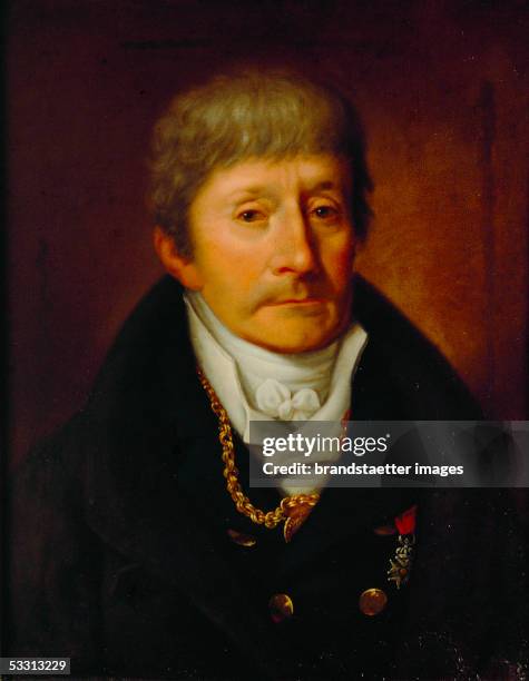 Antonio Salieri , composer. Canvas. Around 1800. [Antonio Salieri , Komponist und Gegenspieler von Wolfgang Amadeus Mozart. Gemaelde um 1800.]