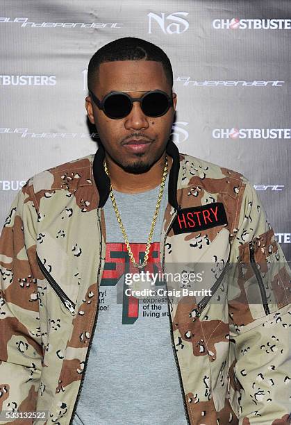 Nas attends the launch The Ghostbusters Collection presented by Italia Independent and Nas on May 20, 2016 in New York City.