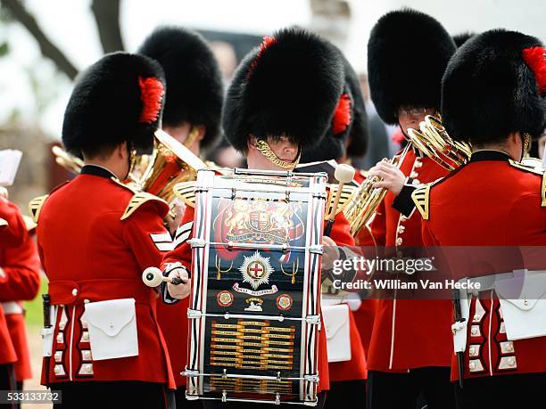 - Bicentenaire de la bataille de Waterloo: la Princesse Astrid assiste à l'inauguration de la Ferme d'Hougoumont en présence du Prince de Galles et...