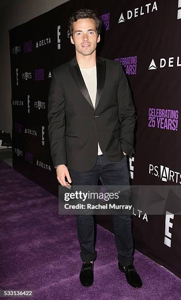 Actor Ian Harding attends the pARTy! - celebrating 25 years of P.S. ARTS on May 20, 2016 in Los Angeles, California.