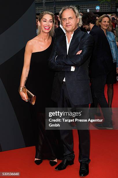 Uwe Ochsenknecht and Kiki Viebrock during the Deutscher Schauspielerpreis on May 20, 2016 in Berlin, Germany.