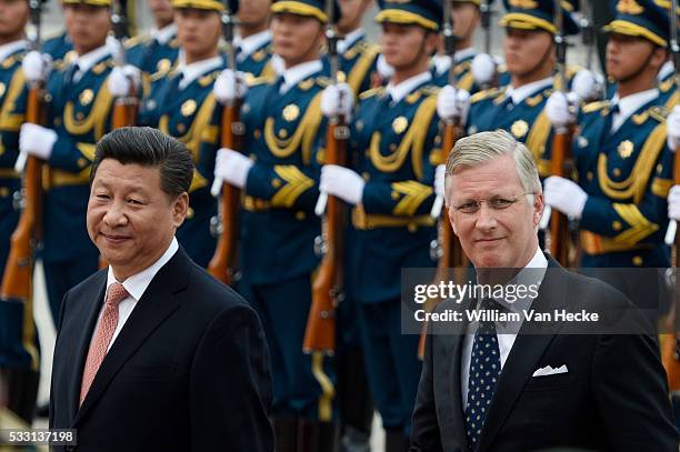 - Visite d'Etat du Roi Philippe et de la Reine Mathilde en République Populaire de Chine - Staatsbezoek van Koning Filip en Koningin Mathilde aan de...