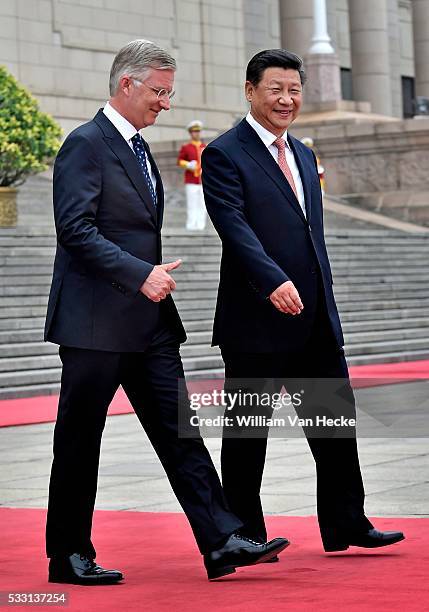 - Visite d'Etat du Roi Philippe et de la Reine Mathilde en République Populaire de Chine - Staatsbezoek van Koning Filip en Koningin Mathilde aan de...