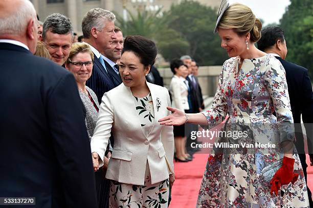 - Visite d'Etat du Roi Philippe et de la Reine Mathilde en République Populaire de Chine - Staatsbezoek van Koning Filip en Koningin Mathilde aan de...