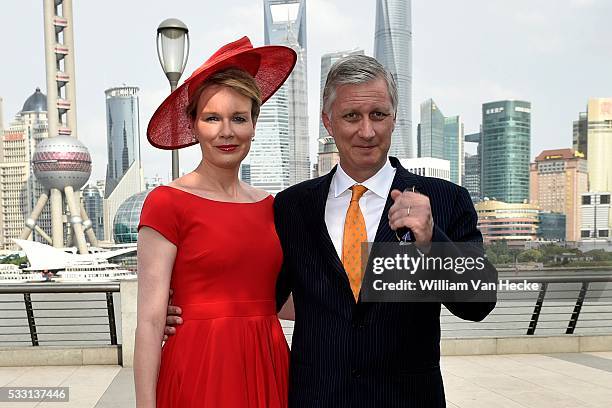 State visit of the Belgian Sovereigns to China / 25.6, Nachrichtenfoto