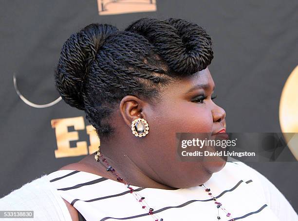Actress Gabourey Sidibe attends the "Empire" FYC ATAS event at the Zanuck Theater at 20th Century Fox Lot on May 20, 2016 in Los Angeles, California.