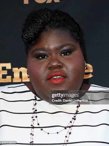 Actress Gabourey Sidibe attends the "Empire" FYC ATAS event at the Zanuck Theater at 20th Century Fox Lot on May 20, 2016 in Los Angeles, California.