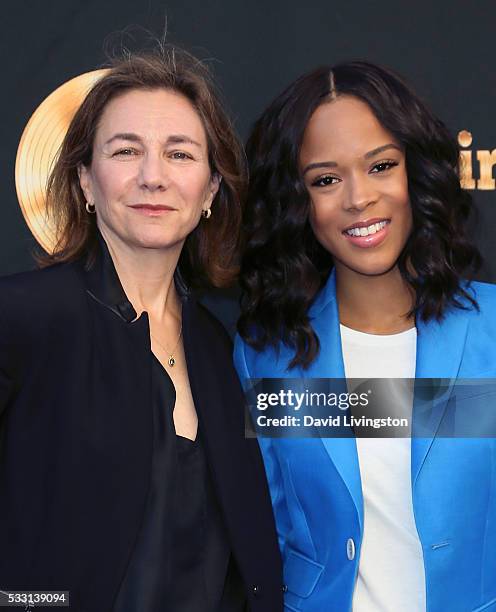 Executive producer Ilene Chaiken and actress Serayah McNeill attend the "Empire" FYC ATAS event at the Zanuck Theater at 20th Century Fox Lot on May...