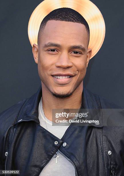 Actor Trai Byers attends the "Empire" FYC ATAS event at the Zanuck Theater at 20th Century Fox Lot on May 20, 2016 in Los Angeles, California.