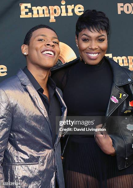 Actors Bryshere Y. Gray and Ta'Rhonda Jones attend the "Empire" FYC ATAS event at the Zanuck Theater at 20th Century Fox Lot on May 20, 2016 in Los...