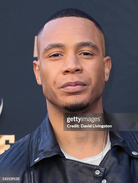 Actor Trai Byers attends the "Empire" FYC ATAS event at the Zanuck Theater at 20th Century Fox Lot on May 20, 2016 in Los Angeles, California.