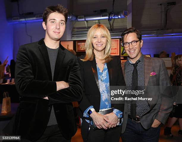 Julian Murray Stern, actors Lisa Kudrow and Dan Bucatinsky attend the pARTy! - celebrating 25 years of P.S. ARTS on May 20, 2016 in Los Angeles,...